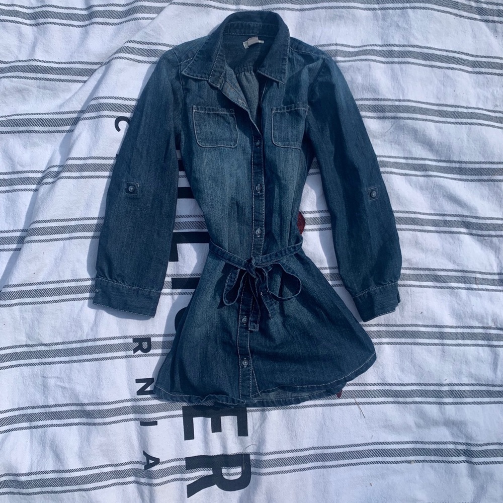 Girls old navy denim dress